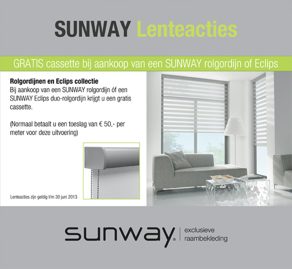 bevestigen Erfgenaam grind Div. Luxaflex en Sunway rolgordijnen - Rolgordijnen kopen in Alkmaar?  Interieurdeal.com