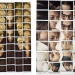Muurmozaiek met Polaroids