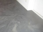 70 m2 Gietvloer hele eerste verdieping natuursteen look