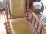 Antieke stoel bekleden