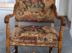 meubelstoffering van 'antieke' stoel