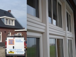 Ook voor kozijnen in kunststof, aluminium en hout.