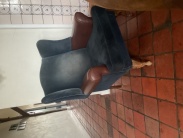 Fauteuil Meubelstoffering. Zie foto