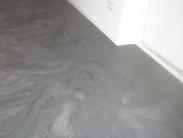 70 m2 Gietvloer hele eerste verdieping natuursteen look