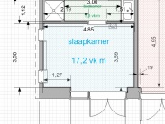 Gietvloer slaapkamer en badkamer