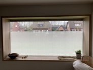 Washi rolgordijn voor raam van 295breedx150cm hoog