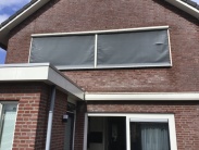 3 Rolluiken achterzijde ( zie foto woning )