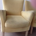 Fauteuil opnieuw stofferen