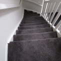 2  trappen bekleden met overloop