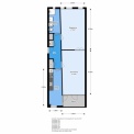 19 strekkende meter novilon betonlook